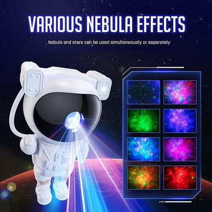 Astronaut Galaxy Light Projector Star Night LED Light With Remote/Timer