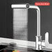 3 in 1 Waterfall Kitchen Faucet 360° Swiveling Anti-Splash Sink Faucet Sprayer.